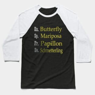 Butterfly Baseball T-Shirt